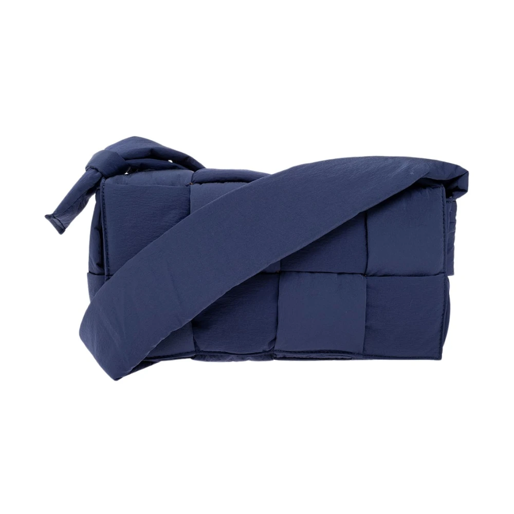 Bottega Veneta Padded Tech Cassette Medium shoulder bag Blue, Herr