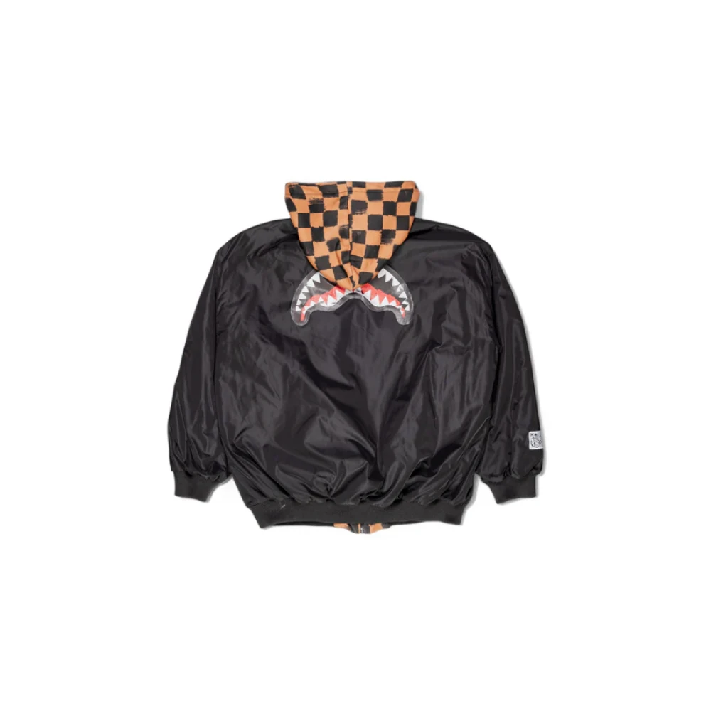 Sprayground Stijlvolle jassen voor mannen en vrouwen Black Heren