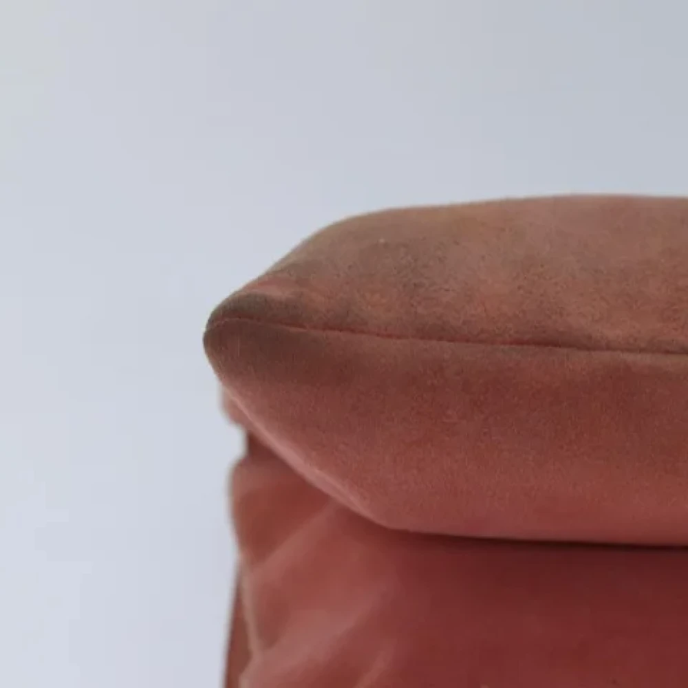 Chanel Vintage Pre-owned Suede chanel-bags Orange Dames