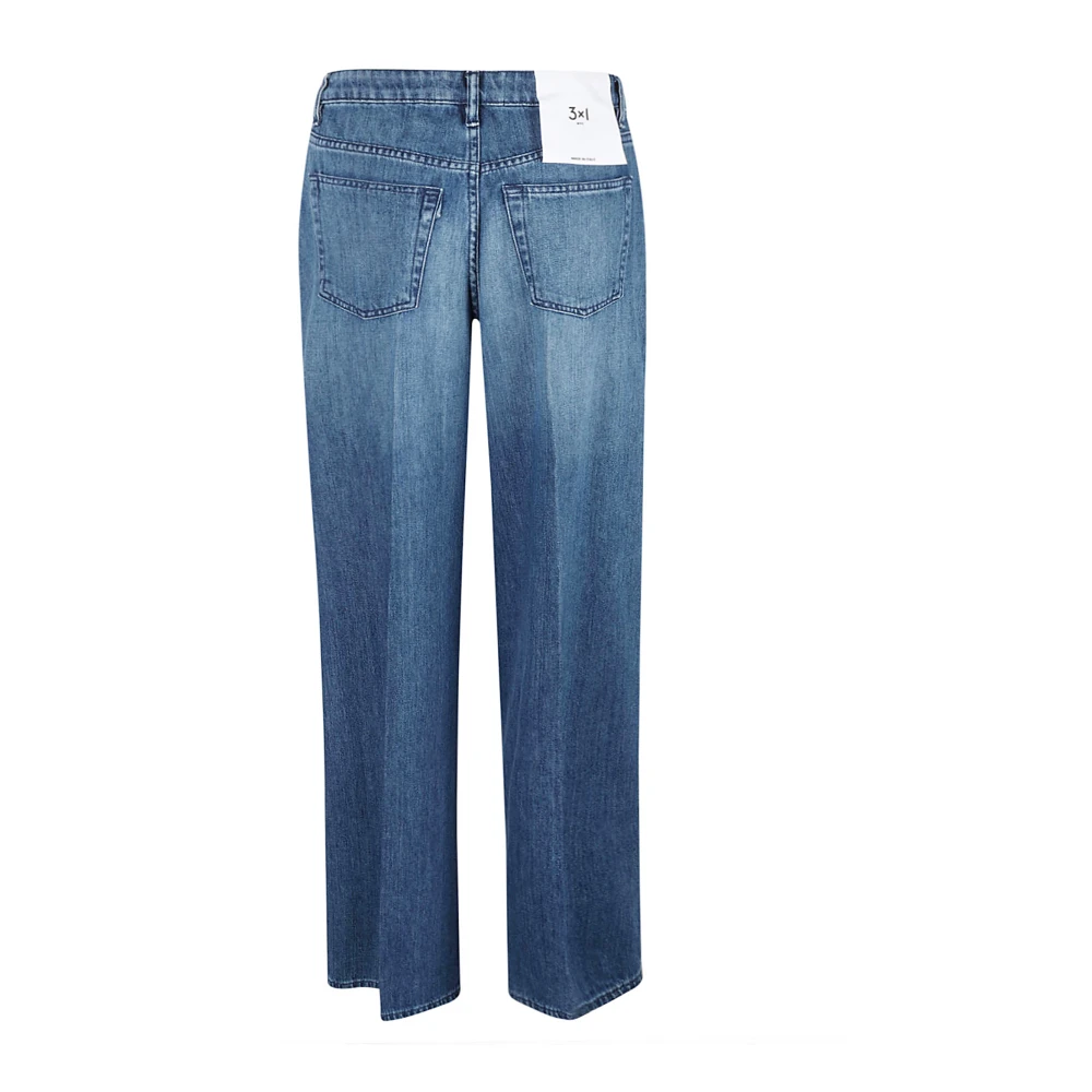 3X1 Denim Jeans 100% Katoen Gemaakt in Italië Blue Dames