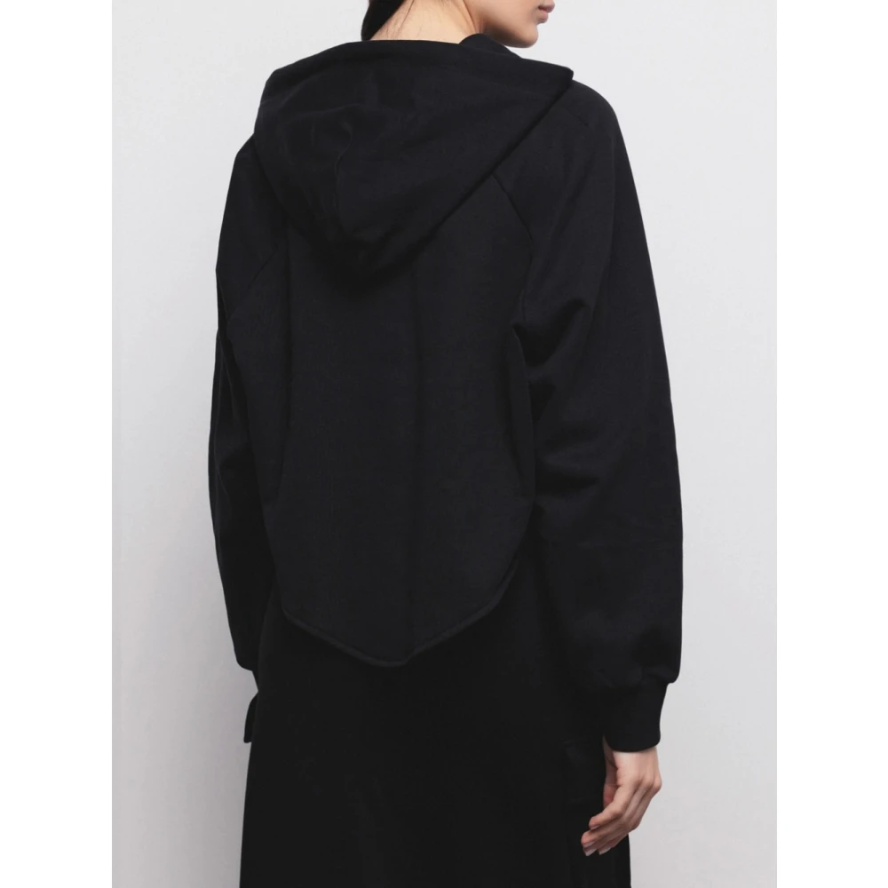 Gaëlle Paris Zwarte hoodie Fw24 25 collectie Black Dames