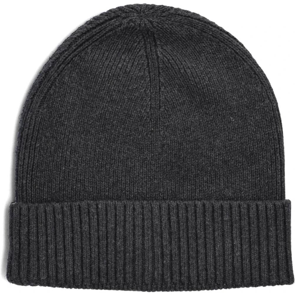 Tommy Hilfiger Grijze Pima Katoen Vlag Beanie Gray Heren