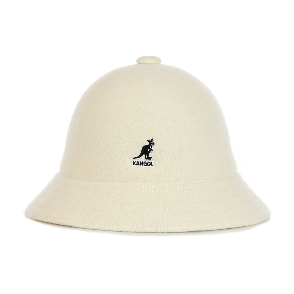 Kangol Wollen Casual Witte Bucket Hat White Heren