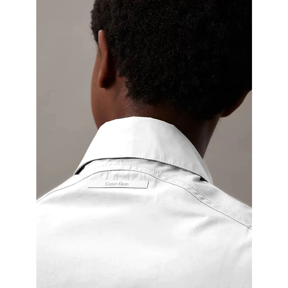 Calvin Klein Katoenen Overhemd White Dames