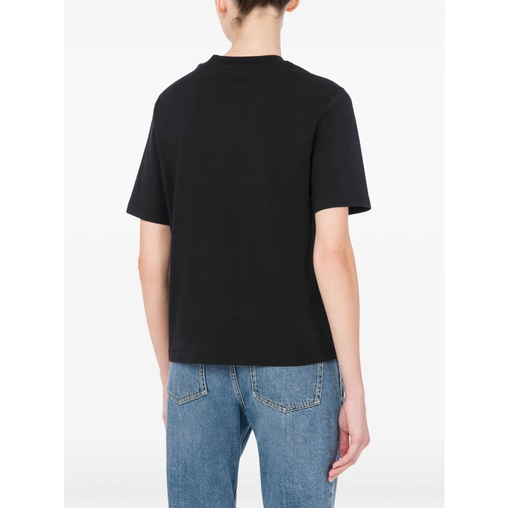 Moschino Zwarte T-shirts en Polos Black Dames