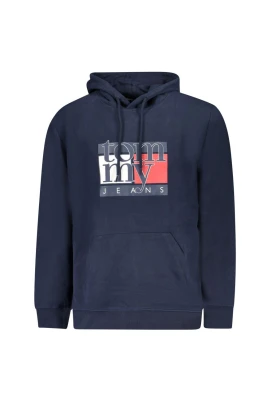 Blå Bomull Herr Tröja Mode Hoodie