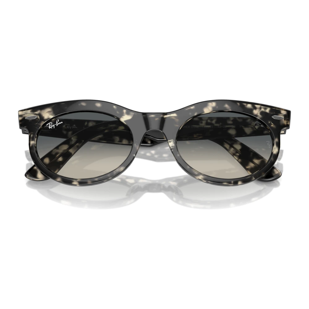 Ray-Ban Unisex Black Sunglasses, 53 Mm, Wayfarer Oval