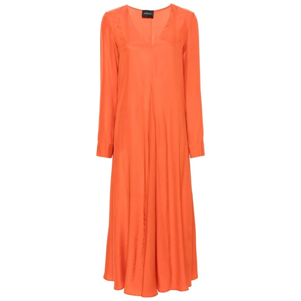 Simonetta Ravizza Midi Dresses Orange Dames
