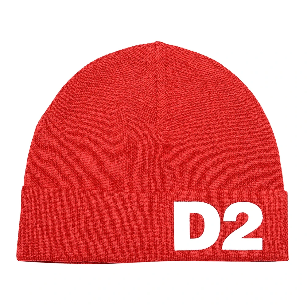 Dsquared2 Boys Red Hats & Caps, One Size, Hat