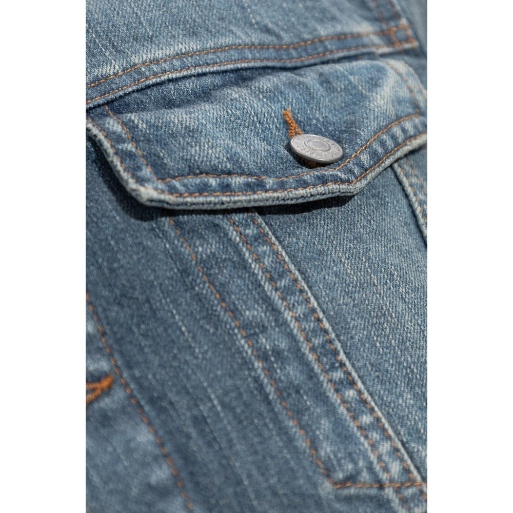 MM6 Maison Margiela Denim Jack Blue Dames