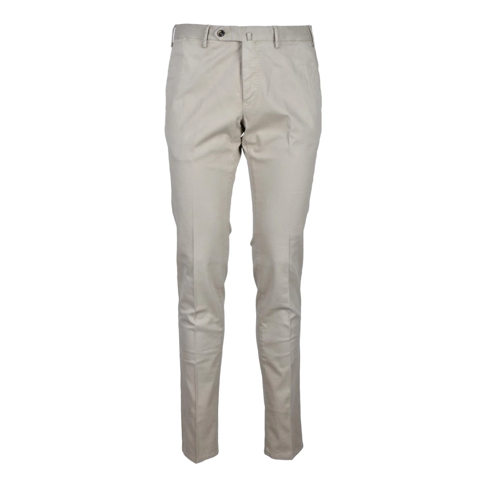 PT Torino Katoen Modal Elastaan Broek Beige Heren