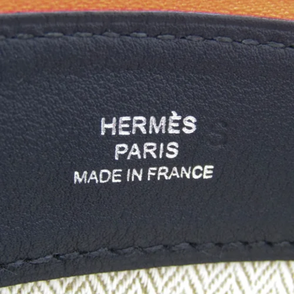Hermès Vintage Pre-owned Canvas clutches Orange Dames