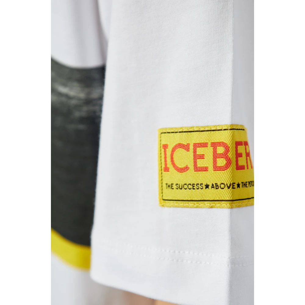 Iceberg T-shirt met print White Heren