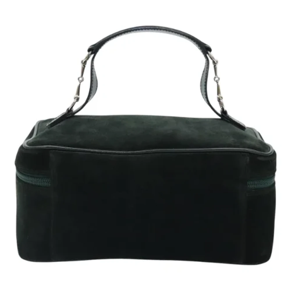 Gucci Vintage Pre-owned Suede gucci-bags Green Dames