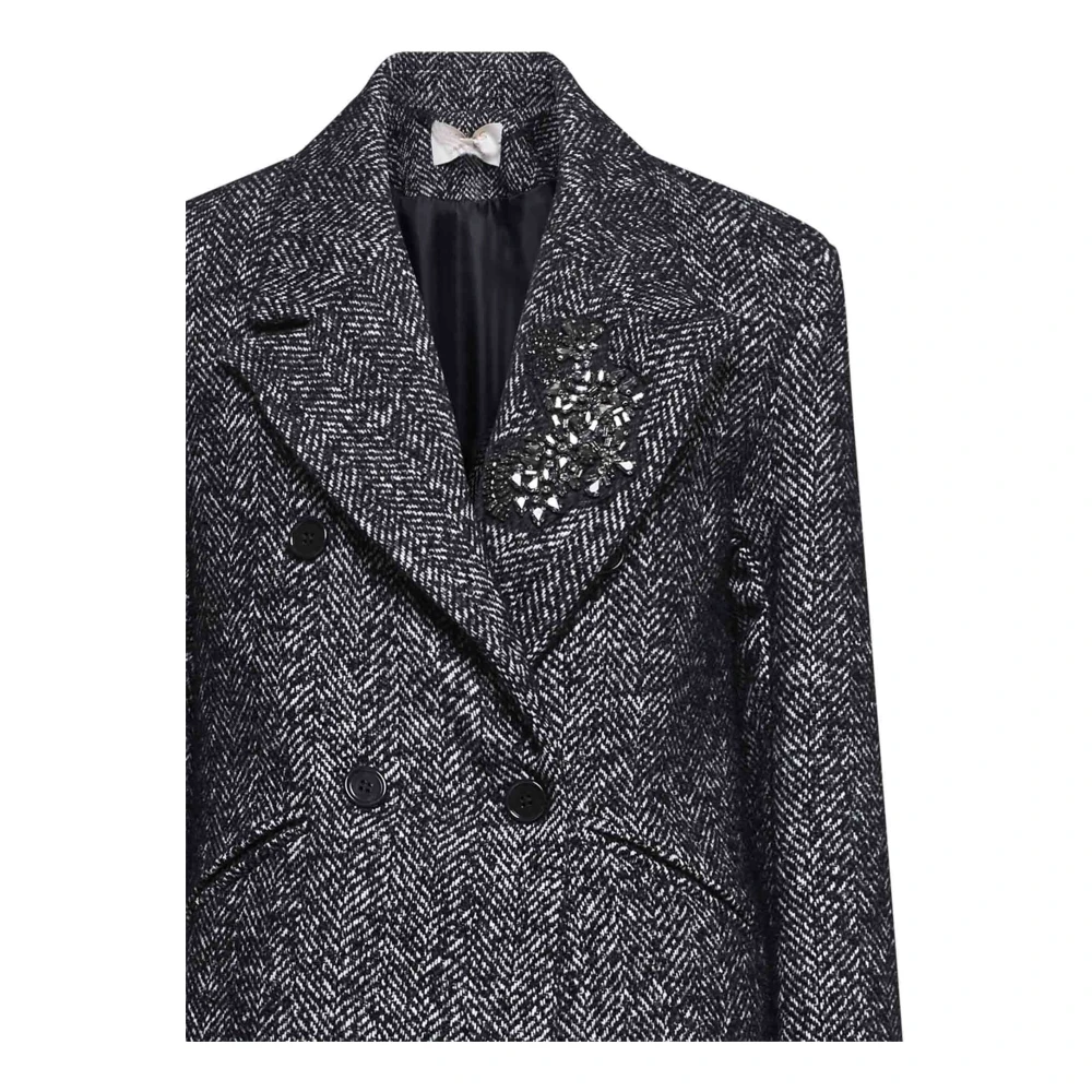 Kaos Roomkleurige Jassen voor Stijlvolle Look Gray Dames
