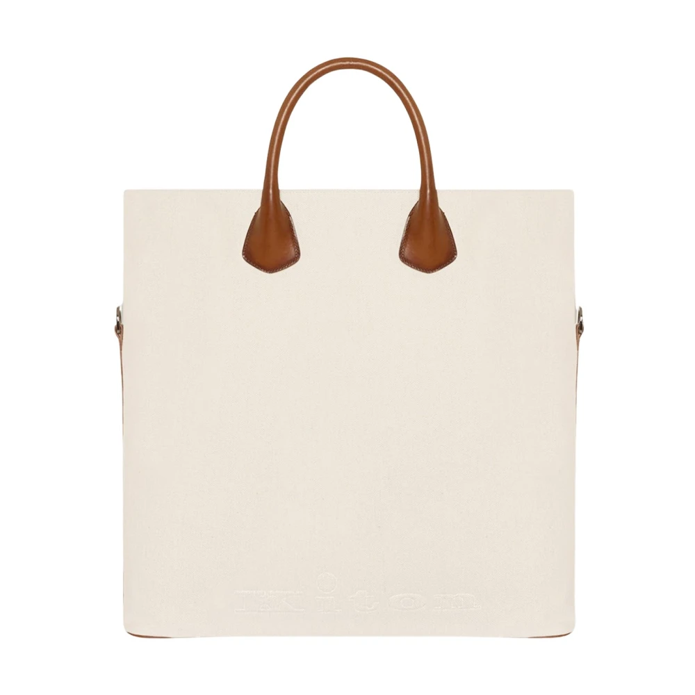 Kiton - Bags > Tote Bags - White - Kiton - Modalova