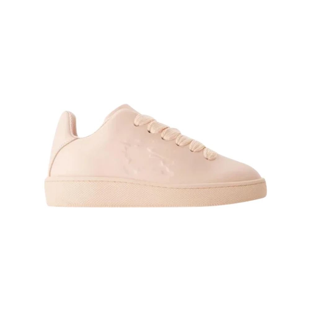 Burberry Laeder sneakers Beige, Dam