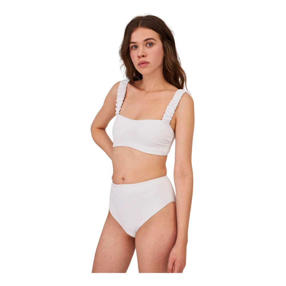 Undress Code Good Luck Charm Bikini Top White Dames