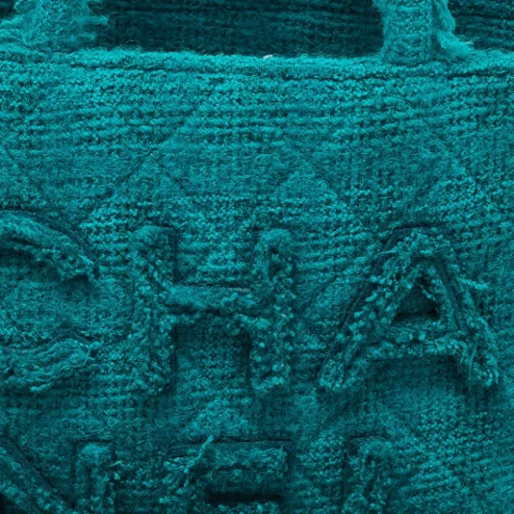 Chanel Vintage Pre-owned Fabric totes Green Dames
