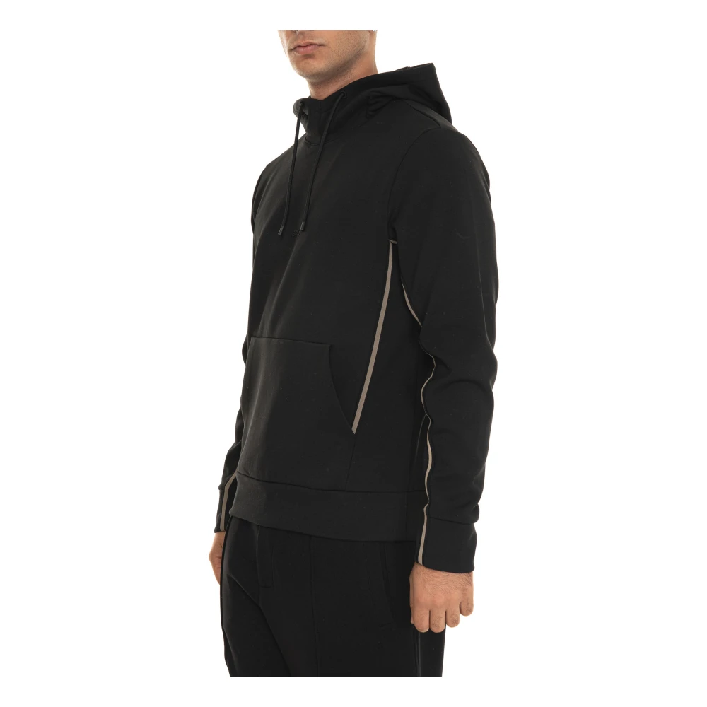 Boss Hoodie met Kangoeroe Zakken Black Heren