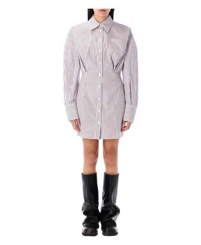 mini-robe-chemise-rayee