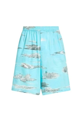 Archive Clouds Bomullspoplin Bermuda Shorts