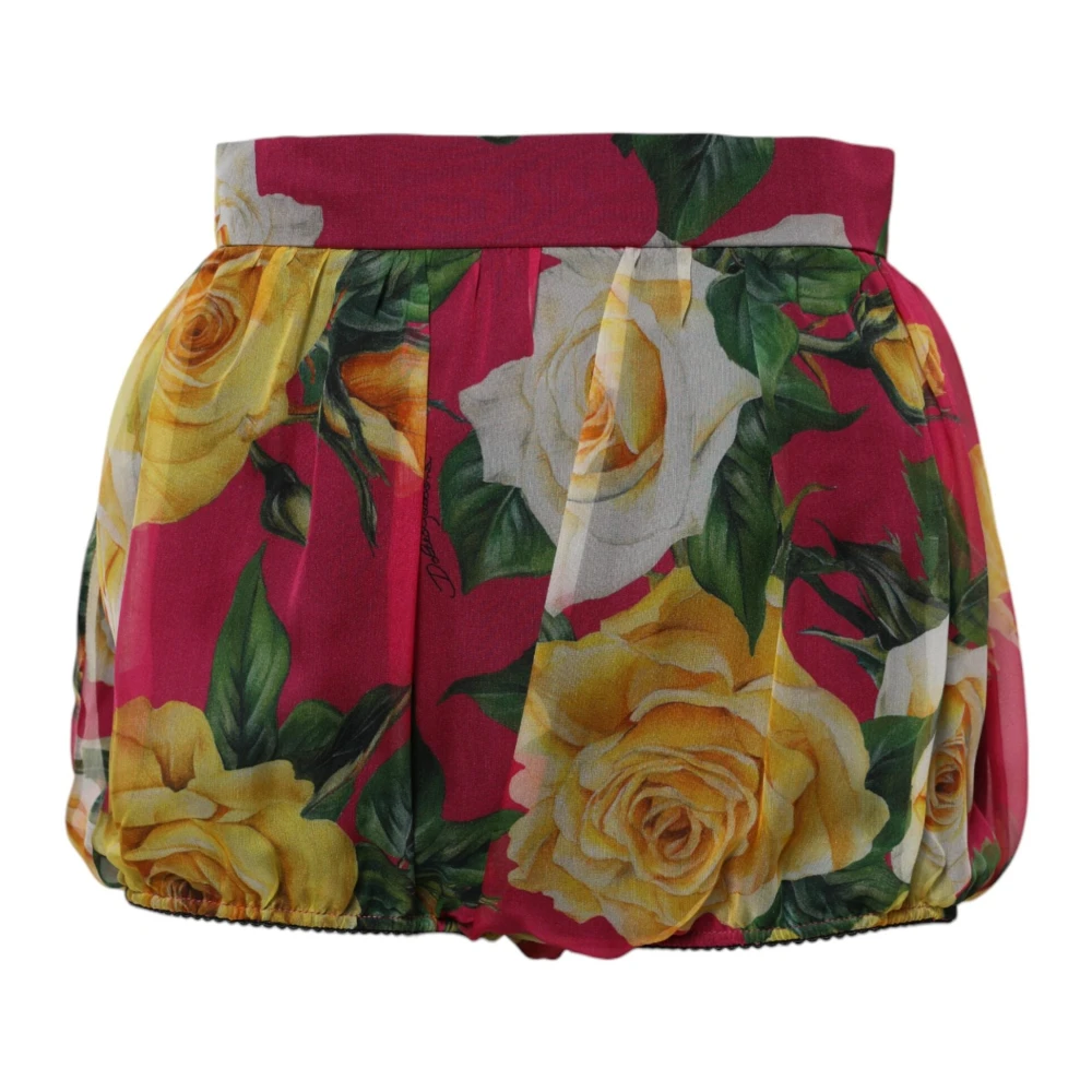 Dolce & Gabbana Women's Multicolor High Waist Shorts - Short Shorts - S - Shorts