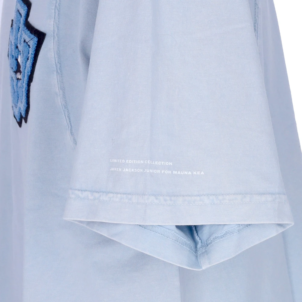 Mauna Kea Triple J Cyan Tee Samenwerking Shirt Blue Heren