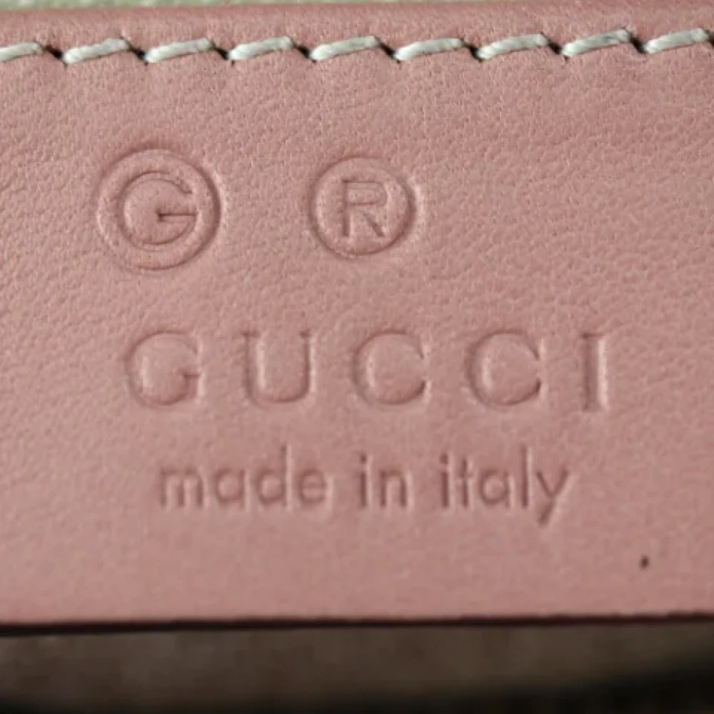 Gucci Vintage Tweedehands Roze Leren Gucci Shopper Pink Dames