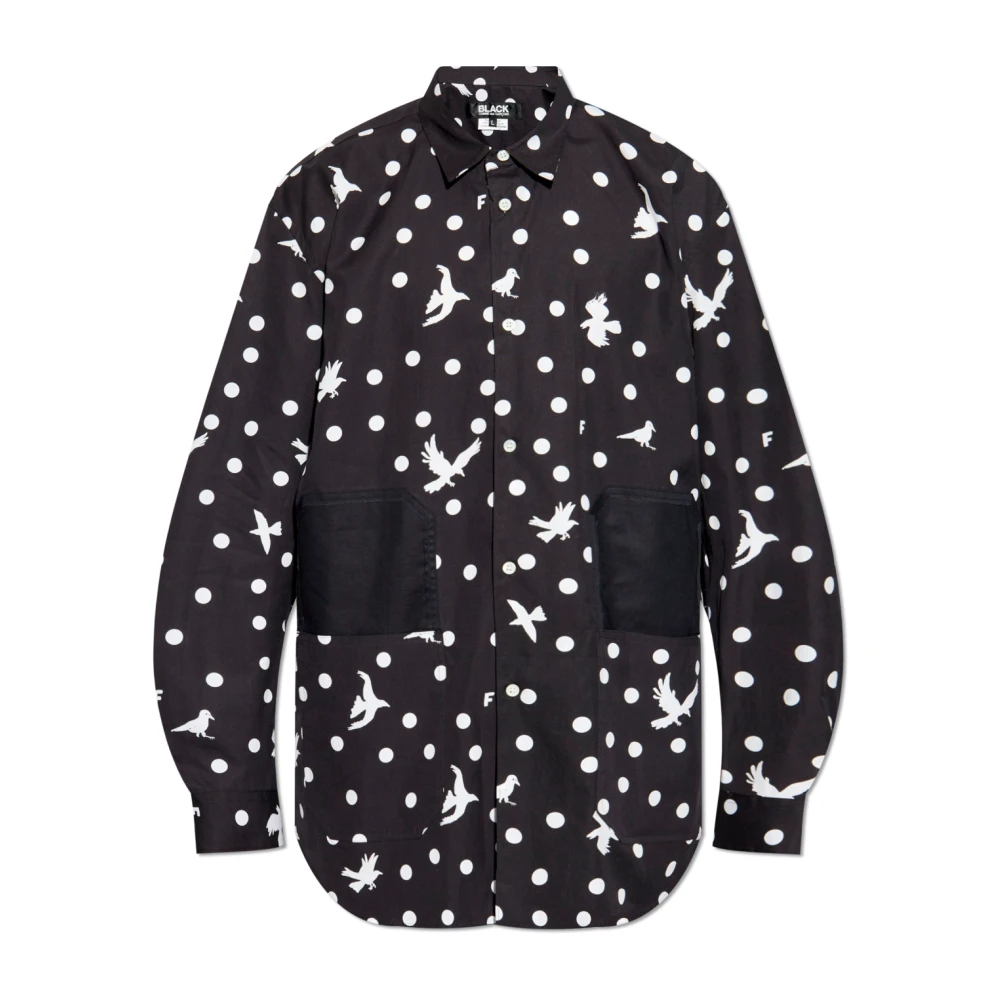 Comme des Garçons Katoenen shirt Black Heren