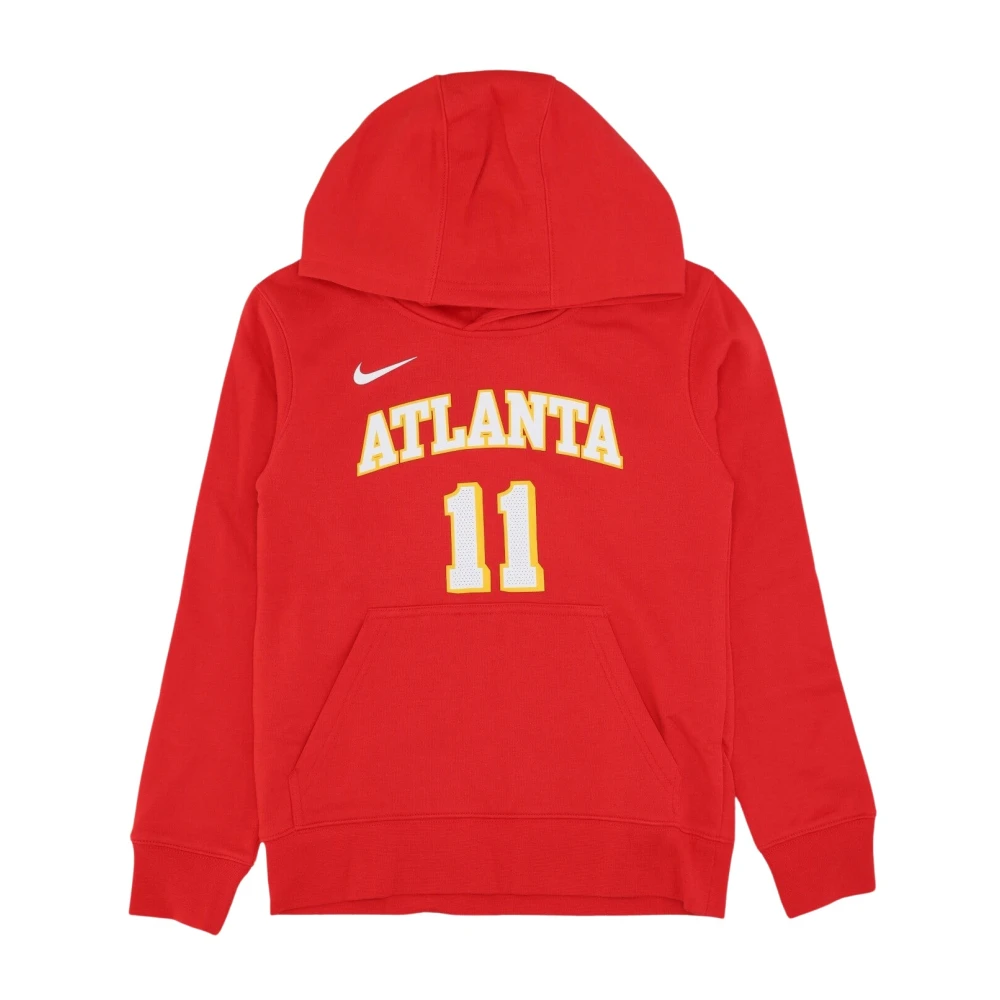 Nike Trae Young Icon Hoodie Atlanta Hawks Red Heren