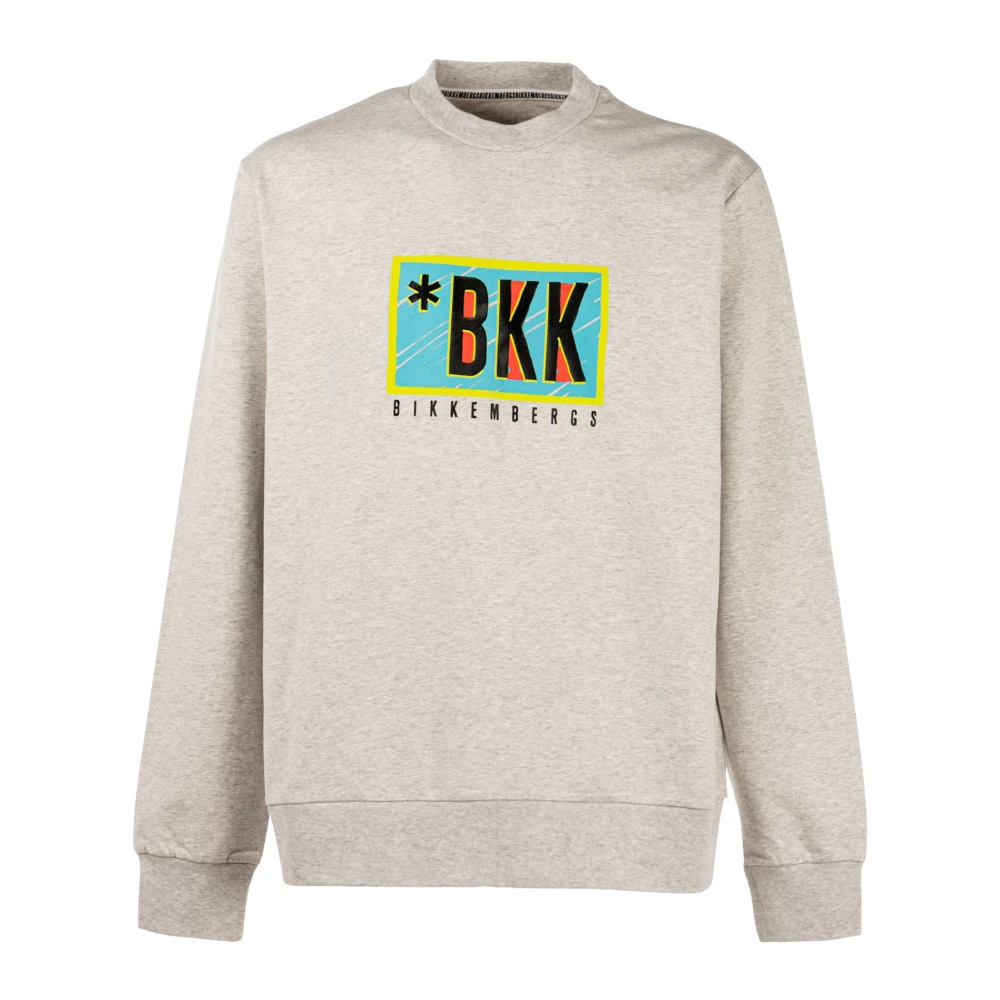 Bikkembergs Grijze Heren Sweatshirt Outlet Prijs Gray Heren