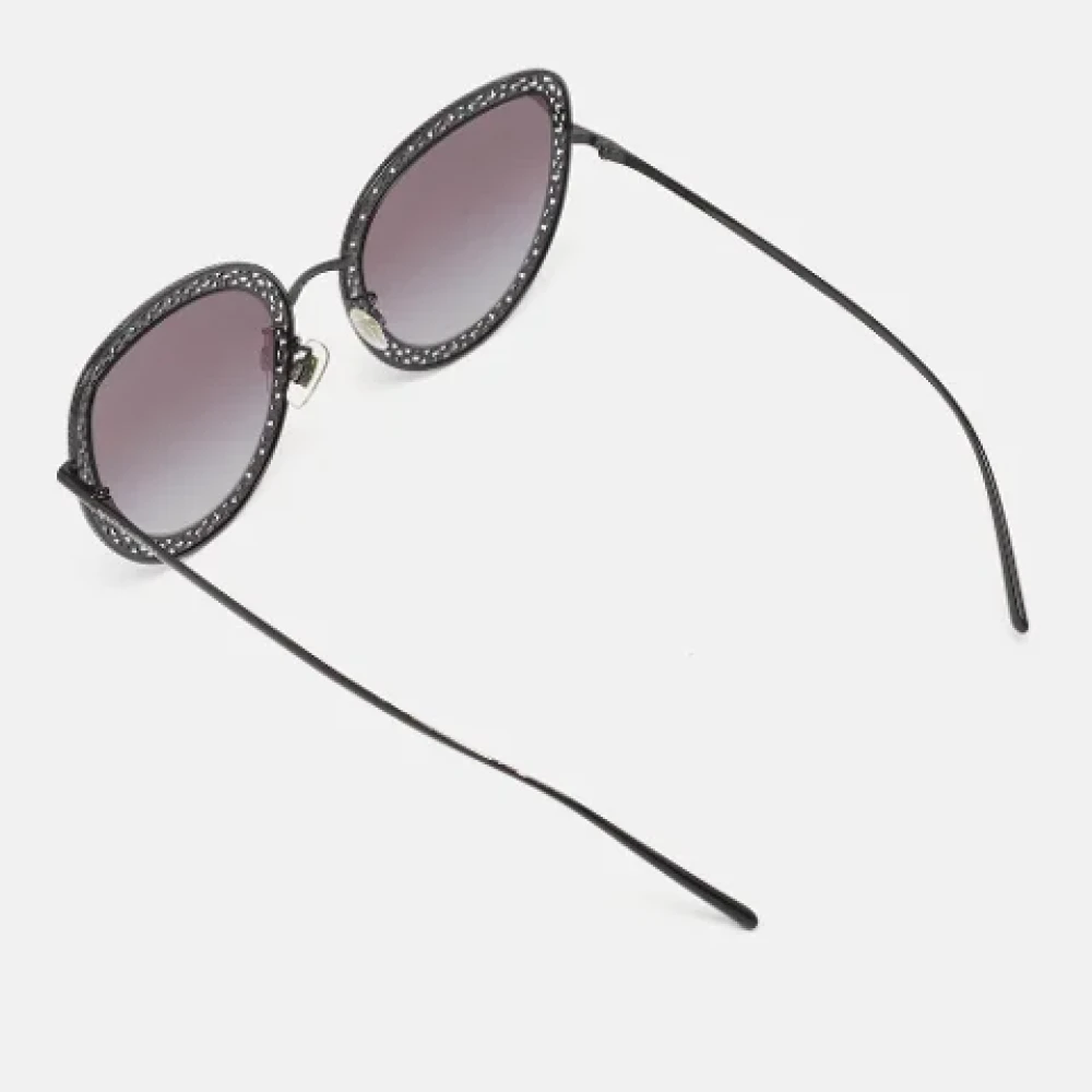 Dolce & Gabbana Pre-owned Metal sunglasses Black Dames