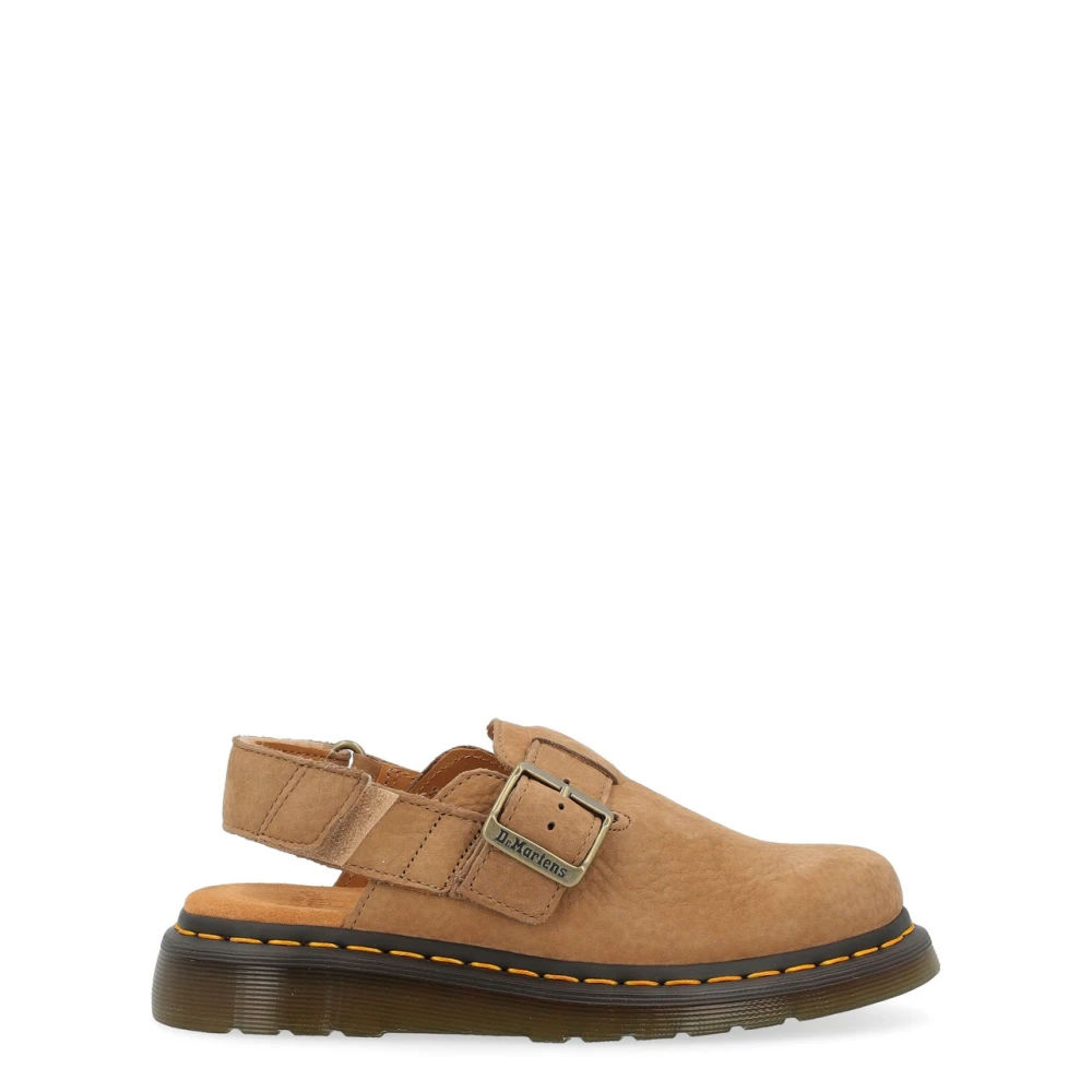 Dr. Martens Men's Brown Clogs,, Jorge Ii Leather Mules Size 8 Uk