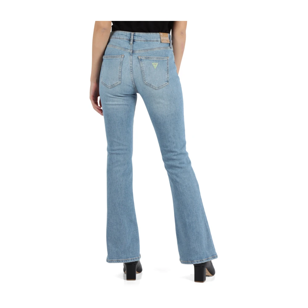 Guess Flare Hemp Jeans Vijf Zakken Blue Dames