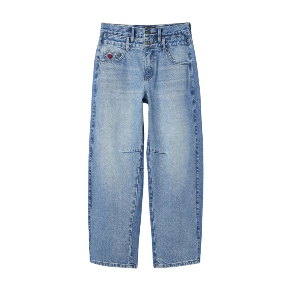 Desigual Loose-fit Jeans Blue Dames