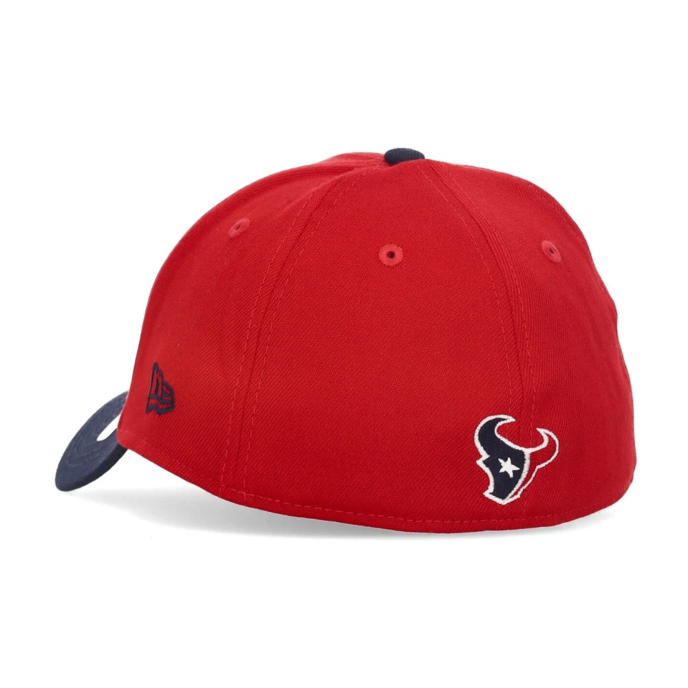 new era Houston Texans Football Team Gebogen Klep Pet Red Heren
