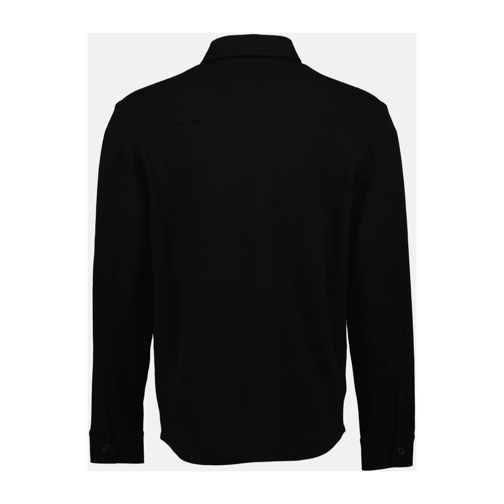 Saint Laurent Cotton Oversized Shirt Black Heren