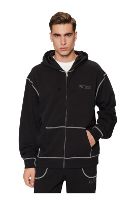 huvtroja-med-dragkedja-svart-regular-fit