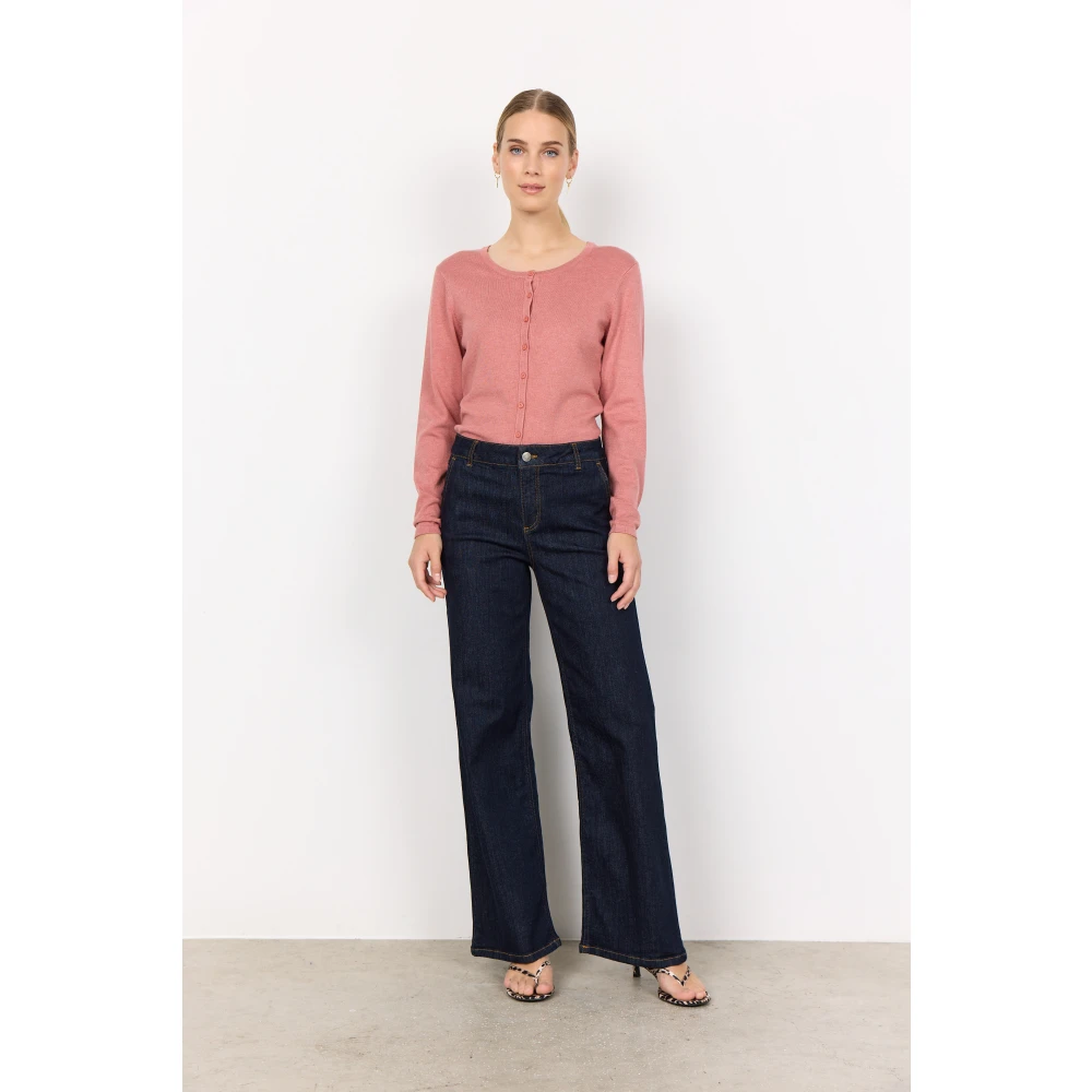 Soyaconcept Klassieke Straight Leg Denim Jeans Blue Dames