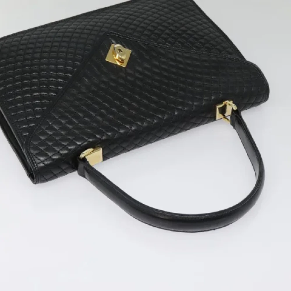 Bally Pre-owned Leather handbags Black Dames