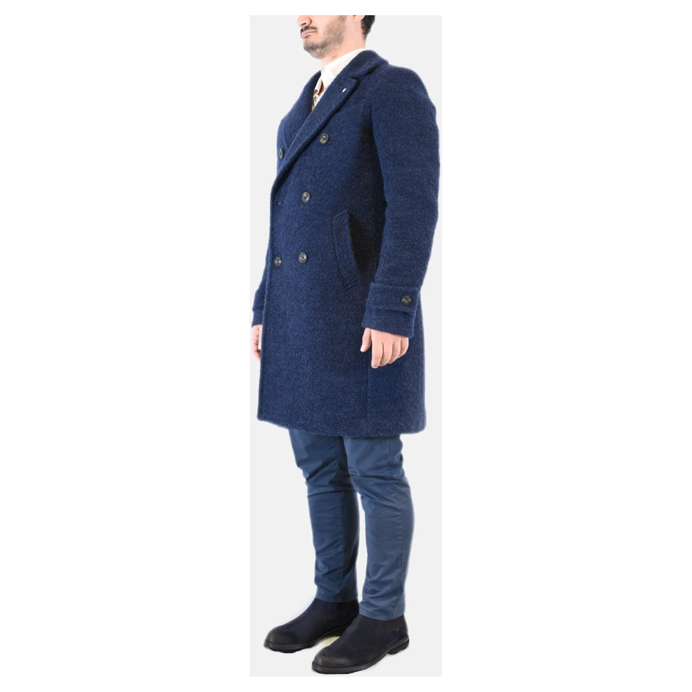 L.b.m. 1911 Dubbelbreasted Teddy Jas van Wol Blue Heren