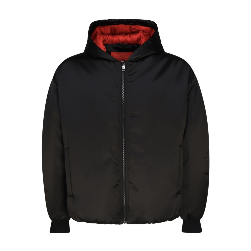 Ferrari Hooded Bomber Jacket - Unisex - Bomber Jackets - Black - S - Jackets