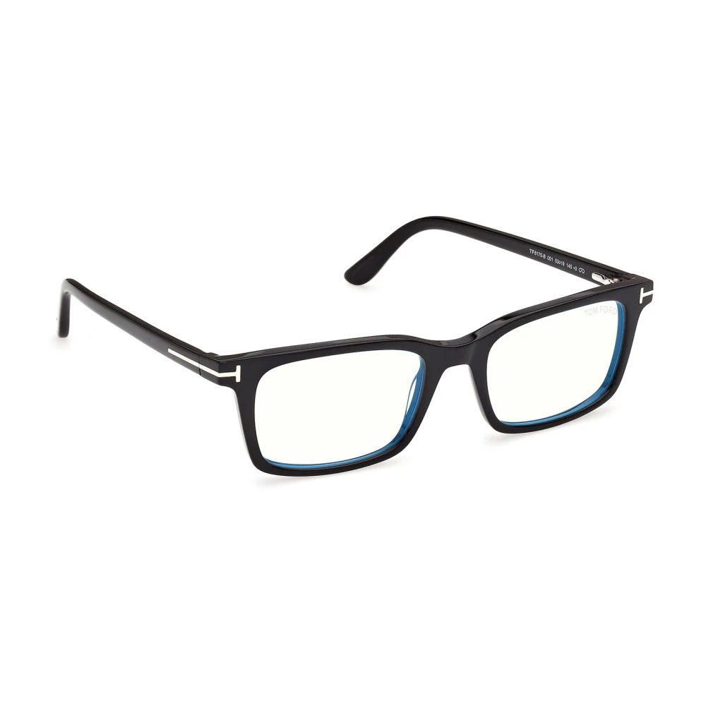 Tom Ford Black Glasses, Male, 53 Mm, Clip Eyeglasses