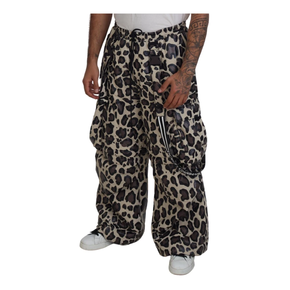 Dolce & Gabbana Wide Trousers Multicolor Heren