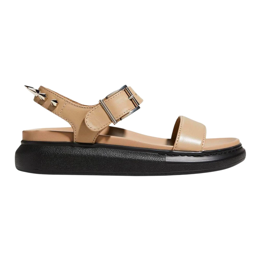 Alexander mcqueen Platte Sandalen Beige Dames