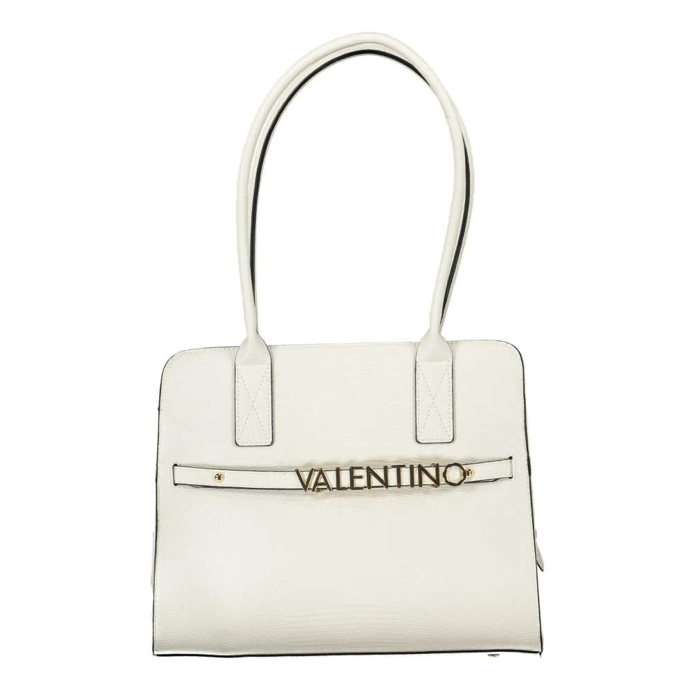 Valentino By Mario Valentino Women's White Shoulder Bag With Multiple Compartments
