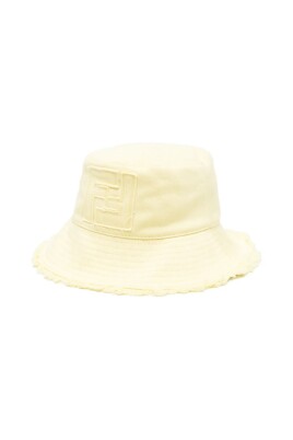 yellow-kids-cotton-hats