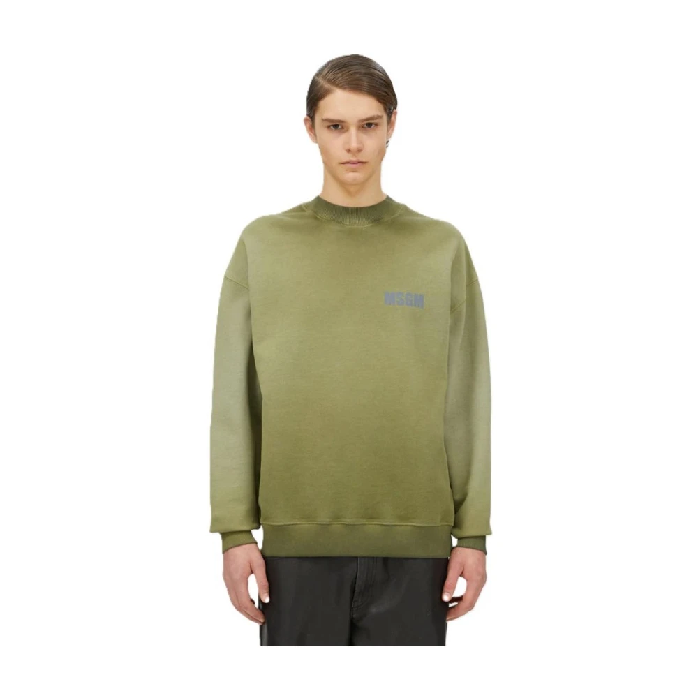 Msgm Stijlvolle Sweatshirts en Hoodies Green Heren