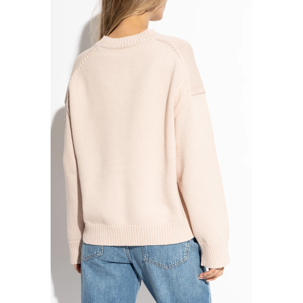 Theory Katoenen trui Pink Dames